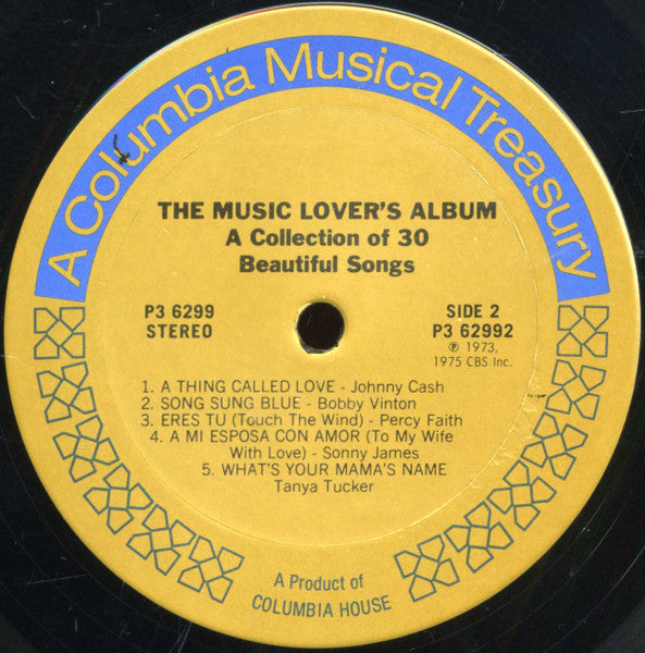 Various - The Music Lover's Album (A Collection Of 30 Beautiful Songs) | Near Mint (NM) Near Mint (NM)-