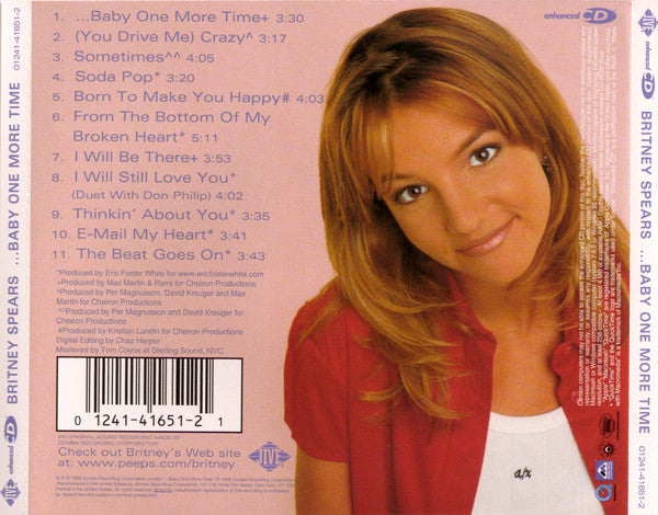 Britney Spears - ...Baby One More Time (CD) | Near Mint (NM) Near Mint (NM)--