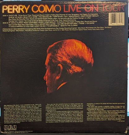 Perry Como Live On Tour | Near Mint (NM) Excellent (EX)-