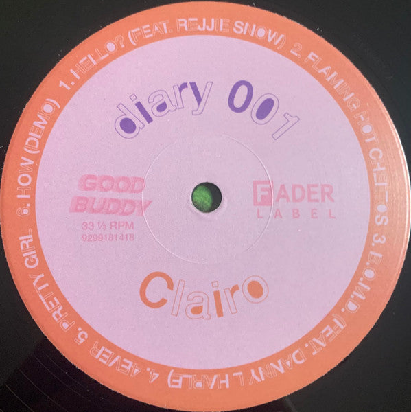 Clairo (2) - Diary 001 (VINYL) | Near Mint (NM) Near Mint (NM)-