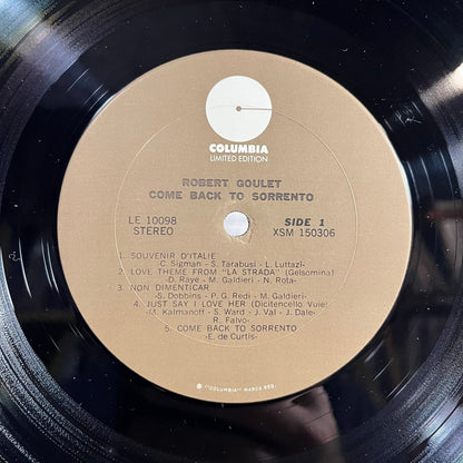 Robert Goulet - Come Back To Sorrento | Near Mint (NM) Near Mint (NM)--
