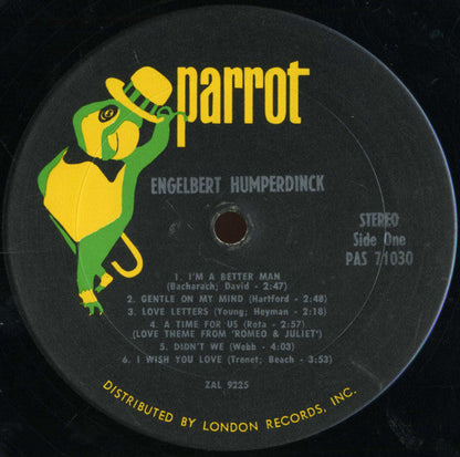 Engelbert Humperdinck - Engelbert Humperdinck *TERRE HAUTE* | Near Mint (NM) Near Mint (NM)--