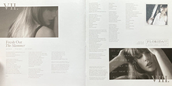 Taylor Swift - The Tortured Poets Department (2X LP) *Phantom Clear* | Near Mint (NM) Near Mint (NM)-