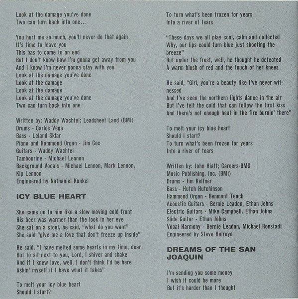 Linda Ronstadt - We Ran (CD) | Near Mint (NM) Near Mint (NM)-