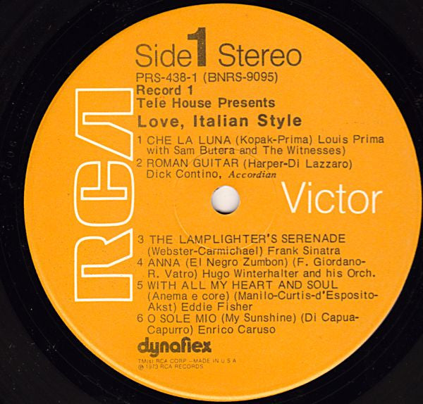 Various - Love, Italian Style | Near Mint (NM) Excellent (EX)-