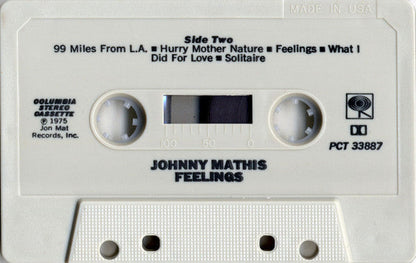 Johnny Mathis - Feelings *CASSETTE* | Near Mint (NM) Excellent (EX)--