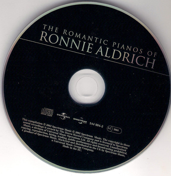 Ronnie Aldrich - The Romantic Pianos Of Ronnie Aldrich *CD* | Mint (M) Near Mint (NM)-