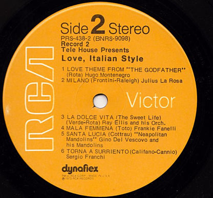 Various - Love, Italian Style | Near Mint (NM) Excellent (EX)-
