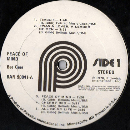 Bee Gees - Peace Of Mind | Near Mint (NM) Excellent (EX)-