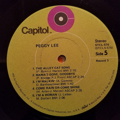 Peggy Lee - Peggy Lee *BOX* | Near Mint (NM) Excellent (EX)-