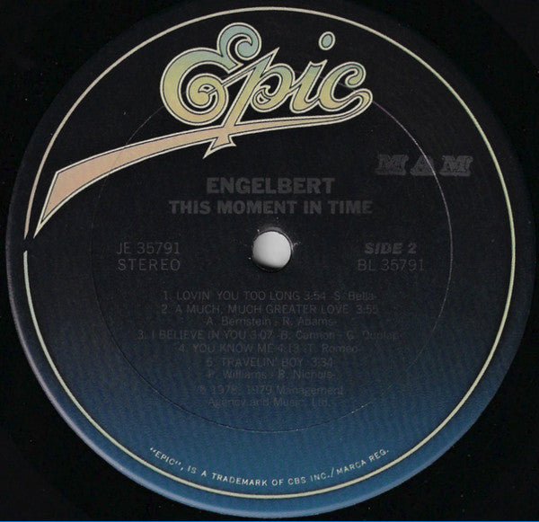 Engelbert Humperdinck - This Moment In Time | Near Mint (NM) Near Mint (NM)-