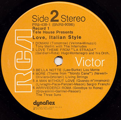 Various - Love, Italian Style | Near Mint (NM) Excellent (EX)-