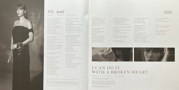 Taylor Swift - The Tortured Poets Department (2X LP) *Phantom Clear* | Near Mint (NM) Near Mint (NM)-