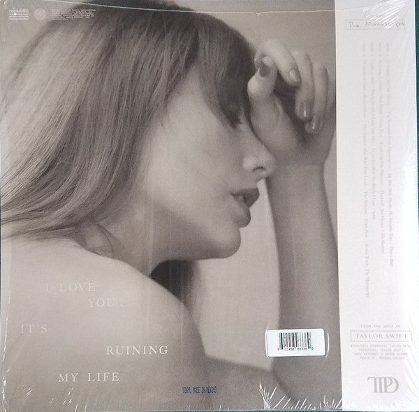 Taylor Swift - The Tortured Poets Department (2X LP) *Phantom Clear* | Near Mint (NM) Near Mint (NM)-