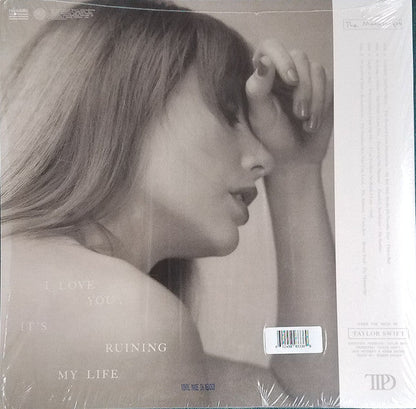 Taylor Swift - The Tortured Poets Department (2X LP) *Phantom Clear* | Near Mint (NM) Near Mint (NM)-