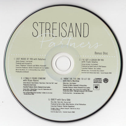 Barbra Streisand - Partners (2xCD) | Near Mint (NM) Near Mint (NM)--