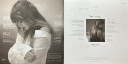 Taylor Swift - The Tortured Poets Department (2X LP) *Phantom Clear* | Near Mint (NM) Near Mint (NM)-