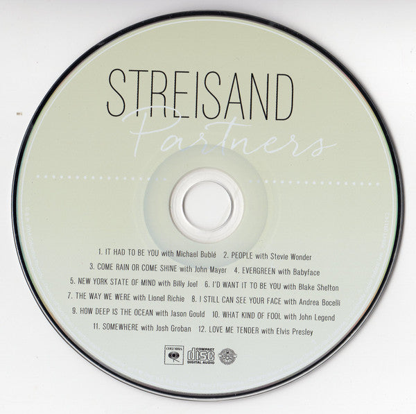 Barbra Streisand - Partners (2xCD) | Near Mint (NM) Near Mint (NM)--