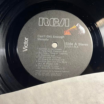 Menudo - Can't Get Enough (VINYL) | Near Mint (NM) Near Mint (NM)-