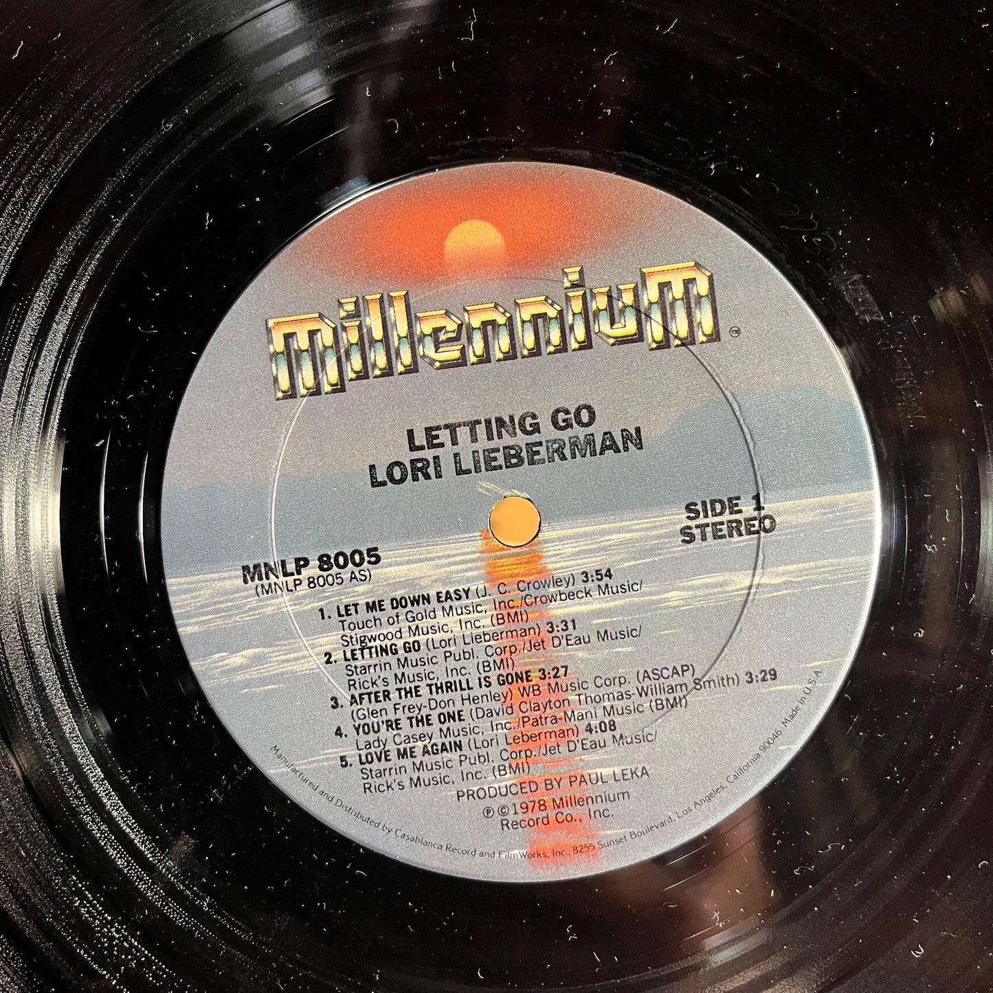 Lori Lieberman - Letting Go | Near Mint (NM) Excellent (EX)--