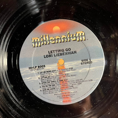 Lori Lieberman - Letting Go | Near Mint (NM) Excellent (EX)--