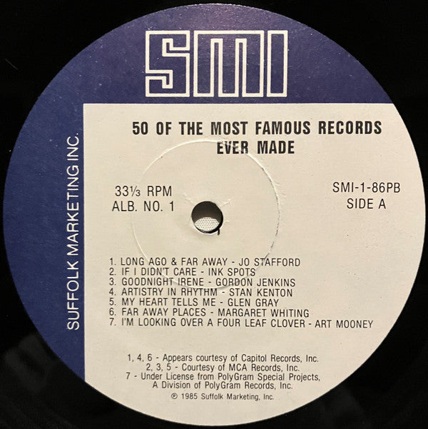 Various - 50 Of The Most Famous Records Ever Made Album No. 1 | Near Mint (NM) Near Mint (NM)-