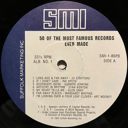 Various - 50 Of The Most Famous Records Ever Made Album No. 1 | Near Mint (NM) Near Mint (NM)-