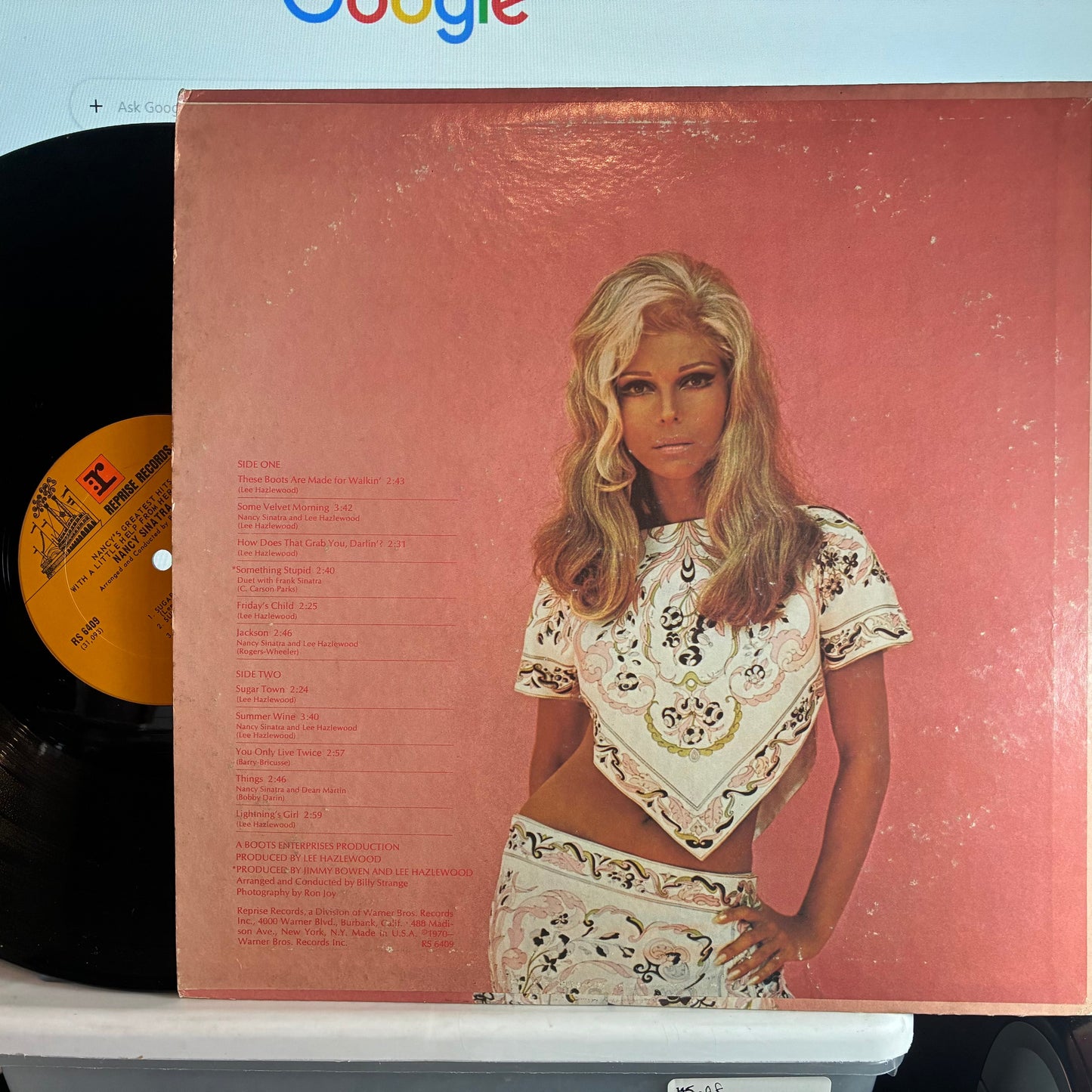 Nancy Sinatra - Nancy's Greatest Hits (VINYL) | Very Good Plus (VG+) Very Good Plus (VG+)--