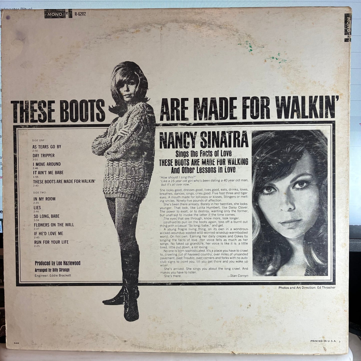 Nancy Sinatra - Boots (VINYL) | Very Good Plus (VG+)-