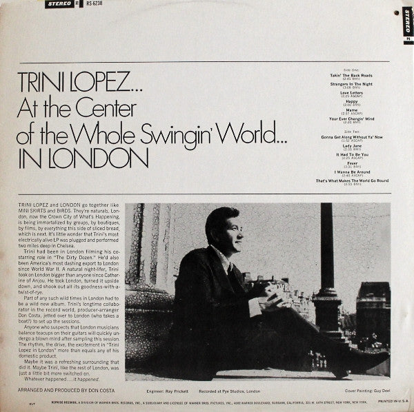 Trini Lopez - Trini Lopez In London | Very Good Plus (VG+) Very Good (VG)--