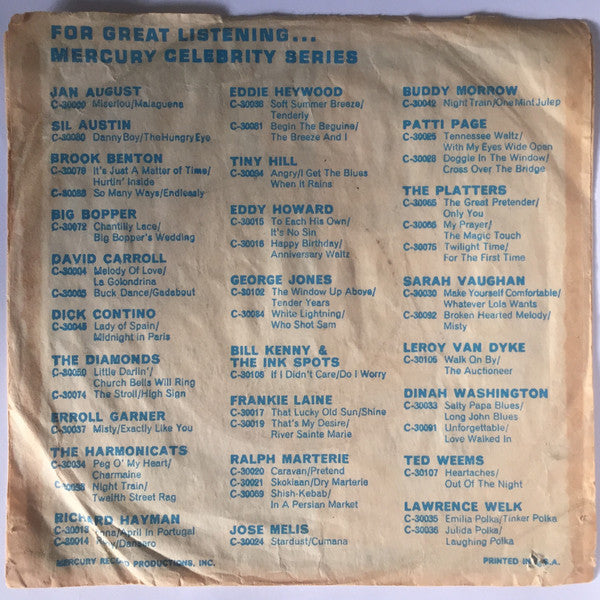 Lesley Gore - It's My Party (7" VINYL) | Very Good Plus (VG+) Near Mint (NM)--