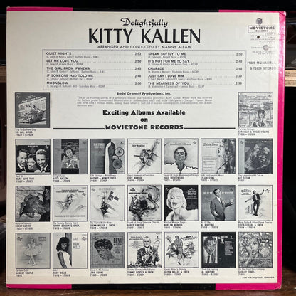 Kitty Kallen - Delightfully Kitty Kallen (VINYL) | Very Good Plus (VG+) Very Good Plus Plus (VG++)--