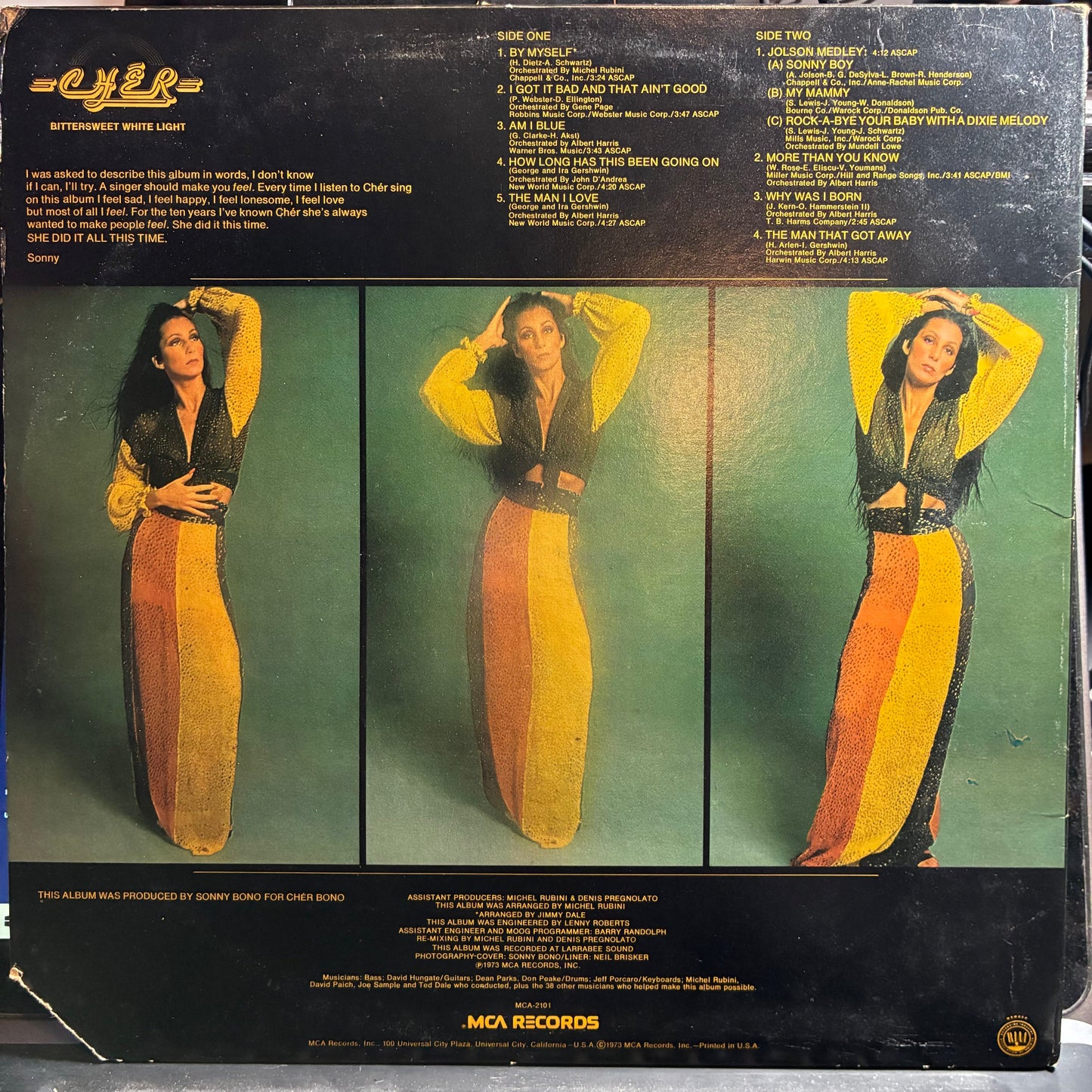 Cher - Bittersweet White Light (VINYL) | Very Good Plus (VG+) Very Good Plus (VG+)--