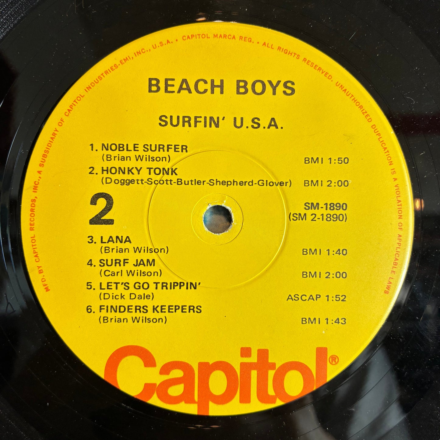 The Beach Boys - Surfin' USA (VINYL) | Very Good (VG) Very Good (VG)-