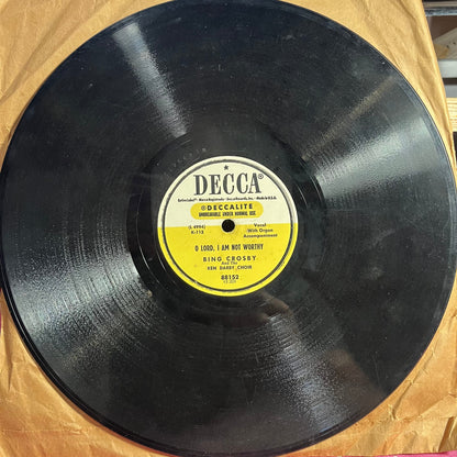 Bing Crosby - MOTHER DEAR O PRAY FOR ME *78 RPM* | Very Good (VG) Generic--