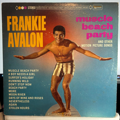 Frankie Avalon - Muscle Beach Party And Other Motion Picture Songs (VINYL) | Very Good (VG) Very Good Plus (VG+)--