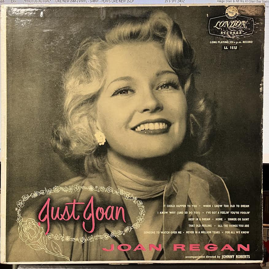 Joan Regan - Just Joan / The Girl Next Door (VINYL) | Very Good (VG) Excellent (EX)--
