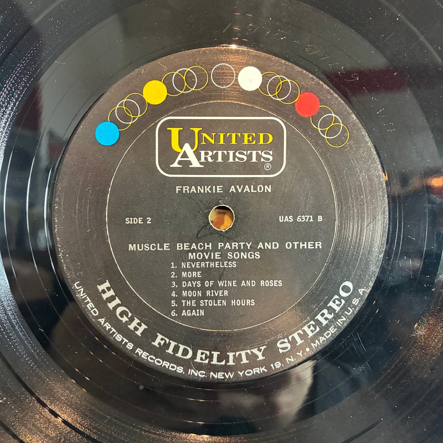 Frankie Avalon - Muscle Beach Party And Other Motion Picture Songs (VINYL) | Very Good (VG) Very Good Plus (VG+)--