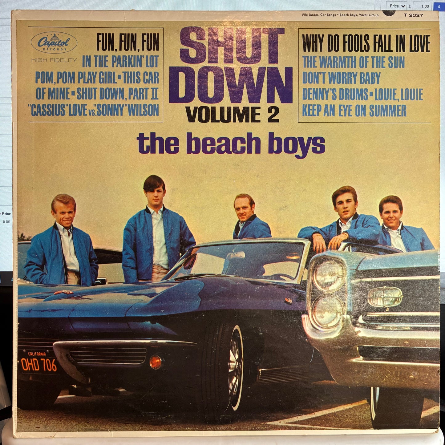 The Beach Boys - Shut Down Volume 2 (VINYL) | Very Good (VG) Excellent (EX)--