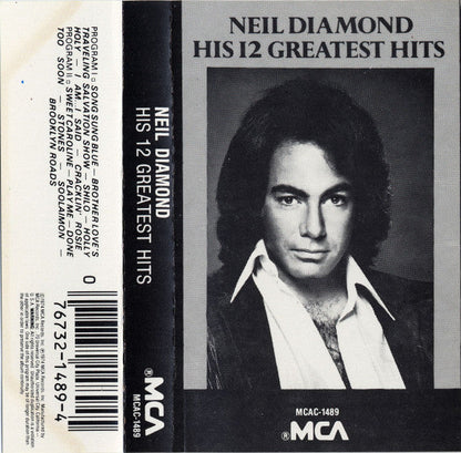 His 12 Greatest Hits (CASSETTE) | Mint (M) Mint (M)-