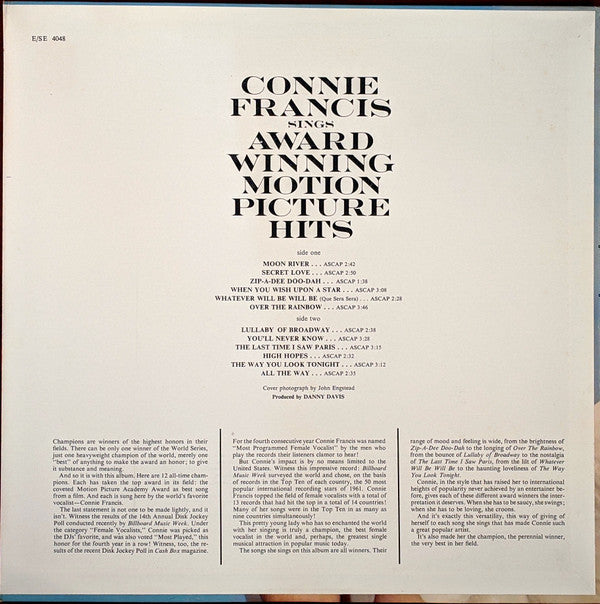 Sings Award Winning Motion Picture Hits (VINYL) | Mint (M) Near Mint (NM)-