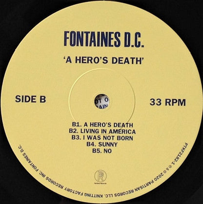 Fontaines D.C. - A Hero's Death (VINYL) | Mint (M) Mint (M)-