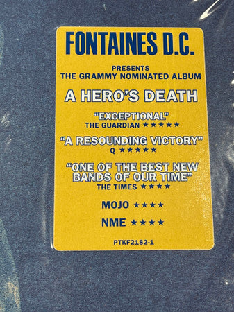 Fontaines D.C. - A Hero's Death (VINYL) | Mint (M) Mint (M)-