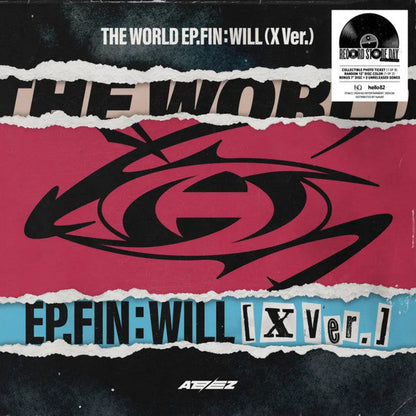 Ateez (2) - The World Ep.Fin : Will (X Ver.) (RSD VINYL) | Mint (M) Mint (M)-