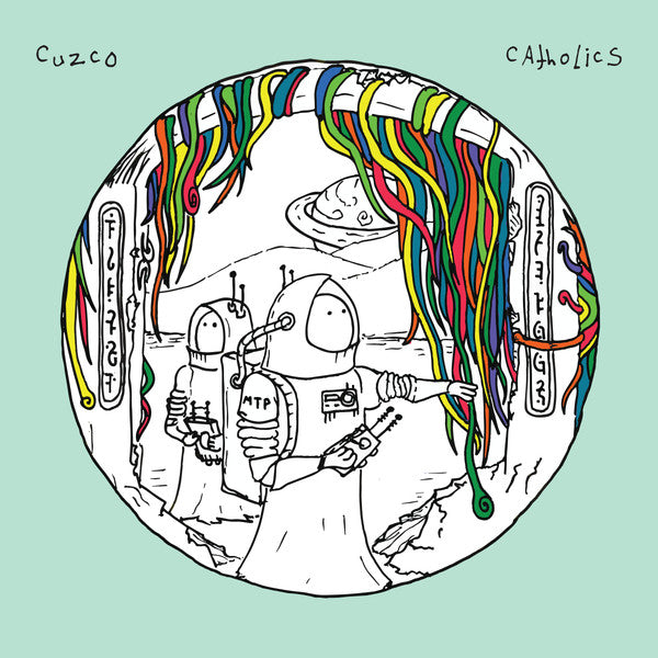 Cuzco / Catholics Split (7" VINYL) *TRANSPARENT BLUE WITH WHITE SPLATTER* | Mint (M) Mint (M)-