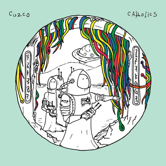 Cuzco / Catholics Split (7" VINYL) *TRANSPARENT BLUE WITH WHITE SPLATTER* | Mint (M) Mint (M)-