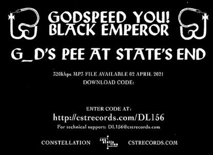 Godspeed You Black Emperor! - G_d's Pee At State's End! (180G VINYL LP + 10" EP) | Mint (M) Mint (M)-
