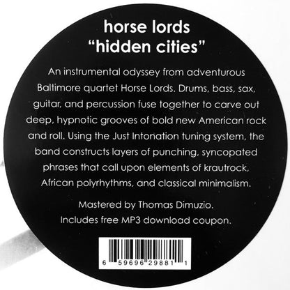 Horse Lords - Hidden Cities | Mint (M) Mint (M)-