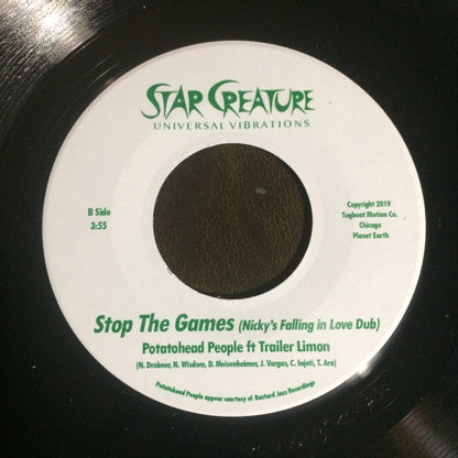 Potatohead People ft. Trailer Limon - Stop the Games (7" VINYL) | Mint (M) Generic-