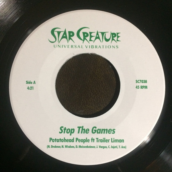 Potatohead People ft. Trailer Limon - Stop the Games (7" VINYL) | Mint (M) Generic-
